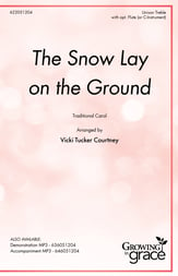 The Snow Lay on the Ground Unison choral sheet music cover
